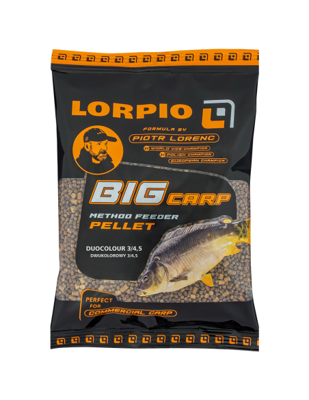 PELLET LORPIO BIG CARP DUOCOLOUR 3,0mm/4,5mm 700g Lorpio - 1