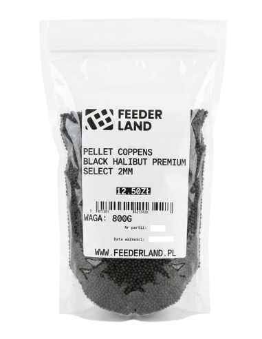 Pellet Coppens Black Premium Select Halibut 800g - 2mm
