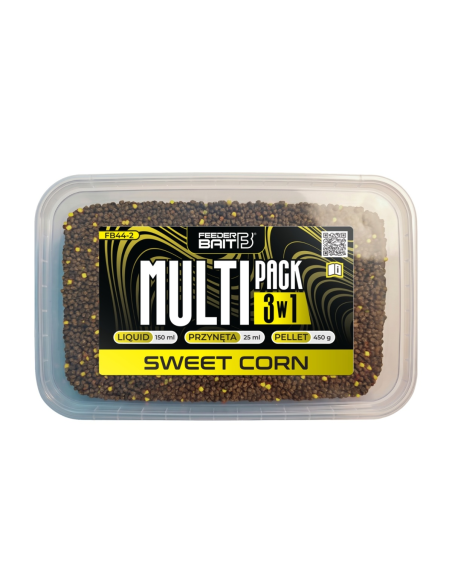 Feeder Bait Multipack 3w1 Pellet, Liquid, Waftersy - Sweet Corn FEEDER BAIT - 1