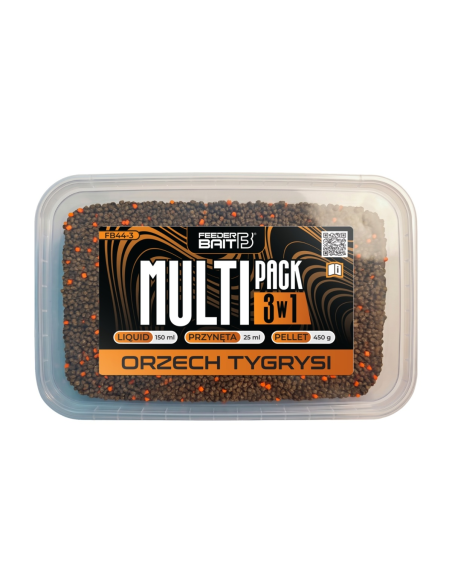 Feeder Bait Multipack 3w1 Pellet, Liquid, Waftersy - Orzech Tygrysi FEEDER BAIT - 1