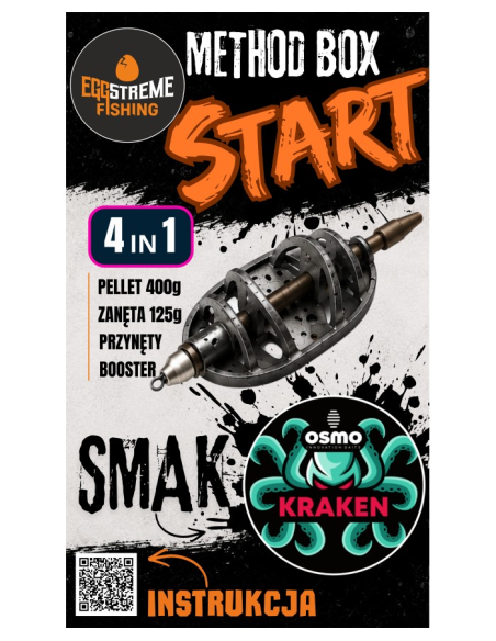 Eggstreme Osmo Pellet METHOD BOX START - Kraken EGGSTREME - 3