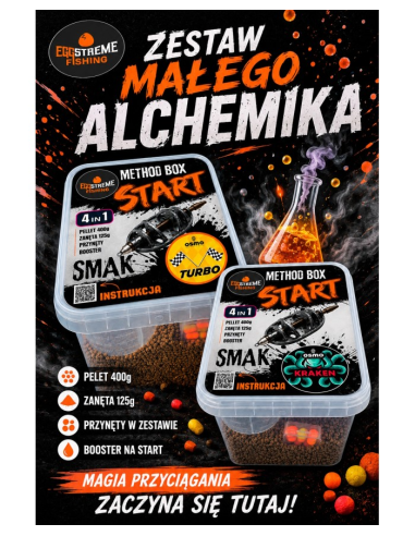 Eggstreme Osmo Pellet METHOD BOX START - Kraken EGGSTREME - 4