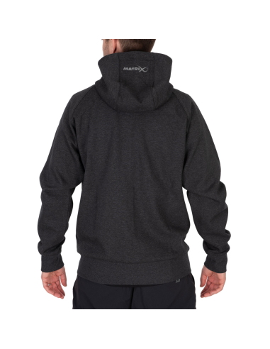 Bluza Matrix Charcoal Marl Zip Hoody - roz. XL MATRIX - 3