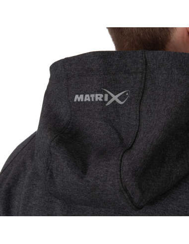 Bluza Matrix Charcoal Marl Zip Hoody - roz. XXL MATRIX - 6
