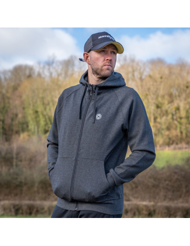 Bluza Matrix Charcoal Marl Zip Hoody - roz. M MATRIX - 9