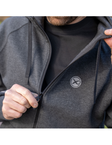 Bluza Matrix Charcoal Marl Zip Hoody - roz. XL MATRIX - 8