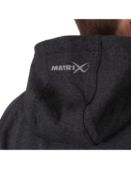 Bluza Matrix Charcoal Marl Zip Hoody - roz. XXXL MATRIX - 7