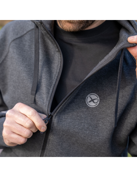 Bluza Matrix Charcoal Marl Zip Hoody - roz. XXXL MATRIX - 8
