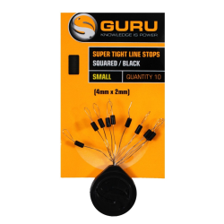 Stoper Guru Super Tight Line Stops Squared Black S GURU - 1