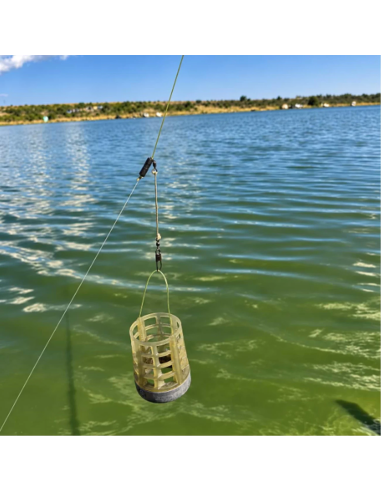 Stoper Guru Super Tight Line Stops Squared Black S GURU - 6