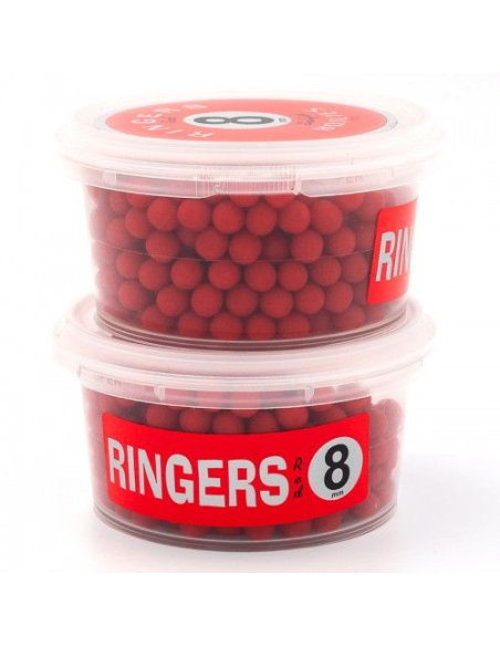 Kulki Ringers Red Shellfish Boilies 8mm RINGERS - 1 Kulki Ringers Red Shellfish Boilies 8mm RINGERS - 1
