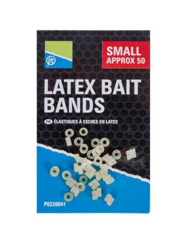 Gumki do pelletu Preston Latex Bait Bands – Small