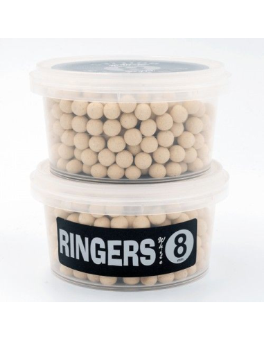 Kulki Ringers White Shellfish Boilies 8mm