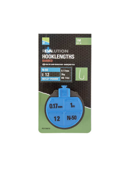 Przypony Preston Revalution 100cm N-50 - 12 - 0.17mm PRESTON - 1