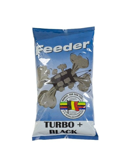 Zanęta Marcel Van Den Eynde Feeder Turbo Black 1kg MARCEL VAN DEN EYNDE - 1