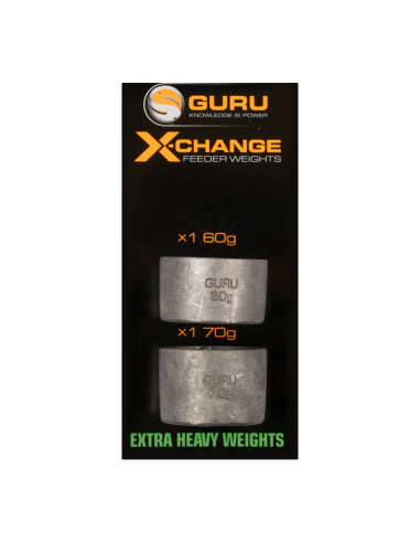 Wymienne obciążniki Guru X-Change 60+70g GURU - 2