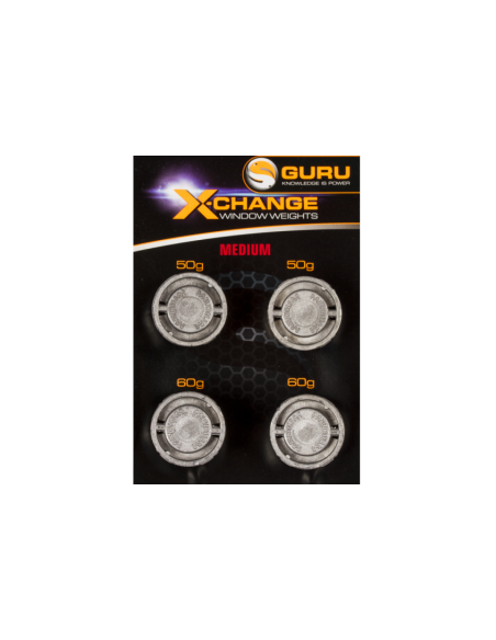 Wymienne obciążniki Guru Window Medium 70g+80g GURU - 1