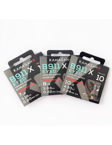 Przypony Kamasan B911 X-Strong Bait Band 30cm - 16 - 0,18mm