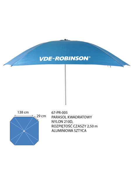 Parasol VDE-Robinson kwadratowy 250cm ROBINSON - 1