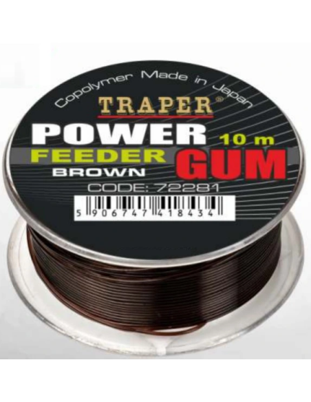 Feeder Gum TRAPER Power Brown 1,0mm TRAPER - 1