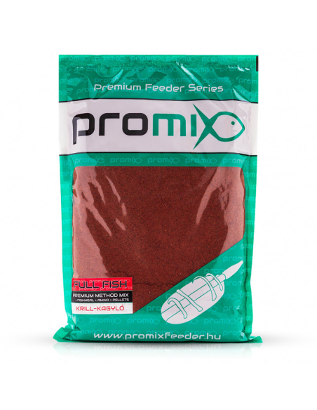 Zanęta Promix Premium Method Mix FULL FISH 800g - Krill - Kagylo / Mączka Krylowa PROMIX - 1
