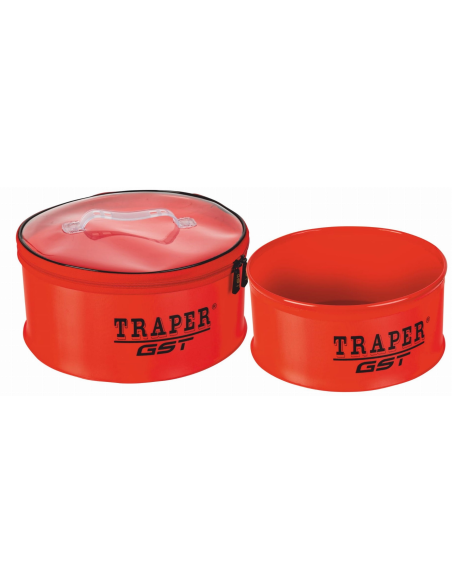Zestaw Pojemn. Okr.TRAPER GST PCV 33x15 Czerwony TRAPER - 1