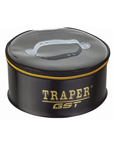 Pojemnik Okrągły TRAPER GST PCV z zamknięciem Czarny TRAPER - 1