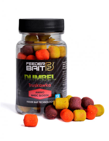 Feeder Bait DUMBEL 8mm 75ml Fluo Truskawka FEEDER BAIT - 1 Feeder Bait DUMBEL 8mm 75ml Fluo Truskawka FEEDER BAIT - 1