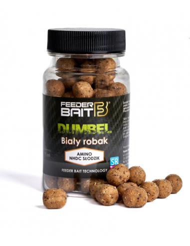 Feeder Bait DUMBEL 8/10mm 75ml – Biały Robak