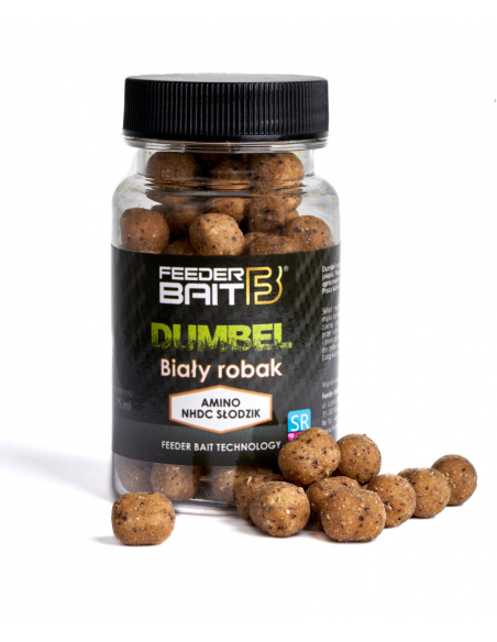 Feeder Bait DUMBEL 8mm 75ml Biały Robak FEEDER BAIT - 1
