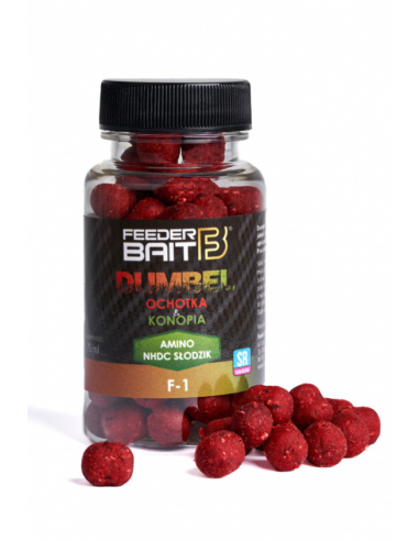 Feeder Bait DUMBEL 8mm 75ml – F1 Ochotka & Konopia