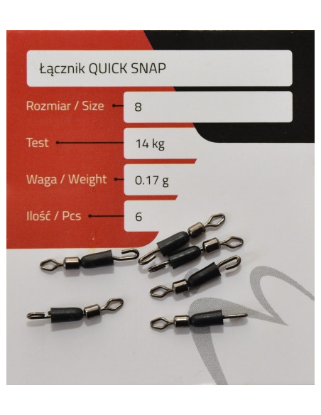Łącznik MATCHPRO Quick Snap Nr.12/7kg 6szt MatchPRO - 1