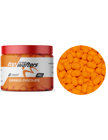 Dumbells MatchPRO Wafters Orange Chocolate 8mm 20g MatchPRO - 1 Dumbells MatchPRO Wafters Orange Chocolate 8mm 20g MatchPRO - 1