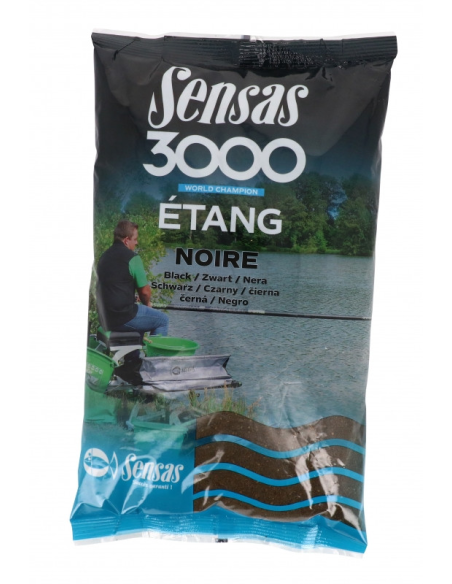 Zanęta SENSAS 3000 Etang Noire 1kg SENSAS - 1