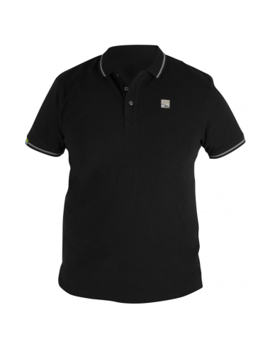 Koszulka Preston Black Polo - rozmiar M