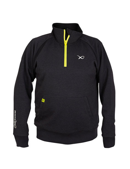 Bluza Matrix Minimal Black/Marl 1/4 Zip Sweater XXXL MATRIX - 1