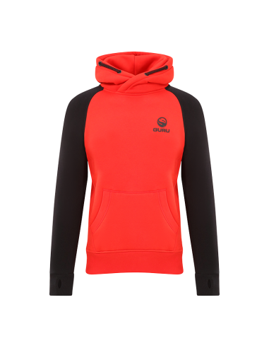 Bluza z kapturem Guru Red/Black  - rozmiar S