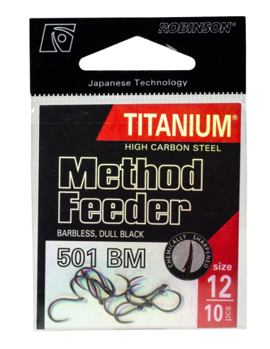 Haczyki ROBINSON Titanium Method Feeder 501 roz.10