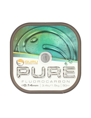 Guru Pure Fluorocarbon 50m – 0.16mm