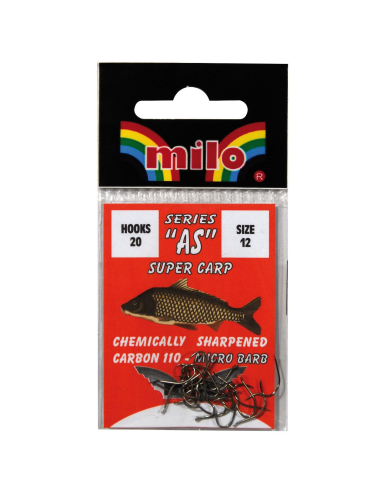 Haczyki MILO AS CARBONE 110 20szt 22 MILO - 2
