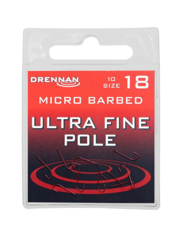 Haczyki Drennan Ultra Fine Pole 18 DRENNAN - 1