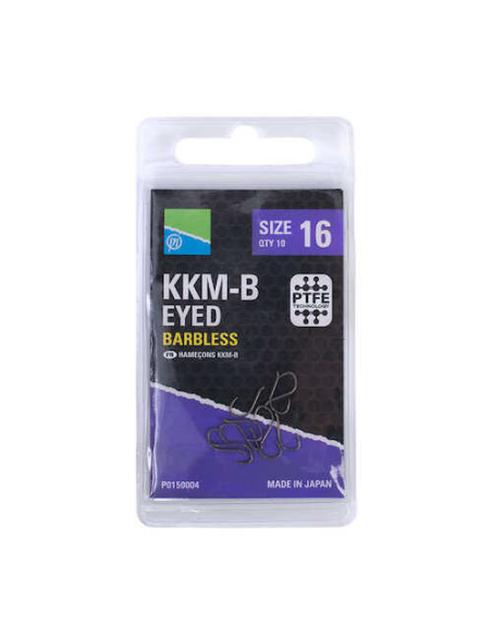 Haczyki Preston KKM-B Eyed Barbless 12 PRESTON - 1