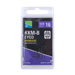Haczyki Preston KKM-B Eyed Barbless 10 PRESTON - 1