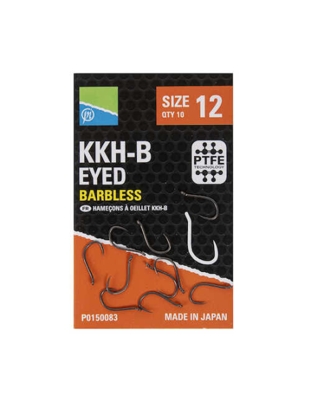 Haczyki Preston KKH-B Eyed 12 PRESTON - 1