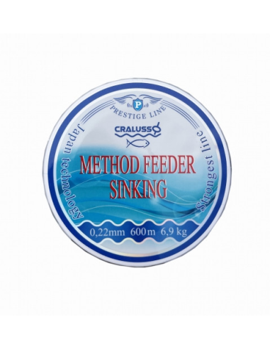 Żyłka CRALUSSO Method Feeder Sinking 600m 0.25mm CRALUSSO - 2