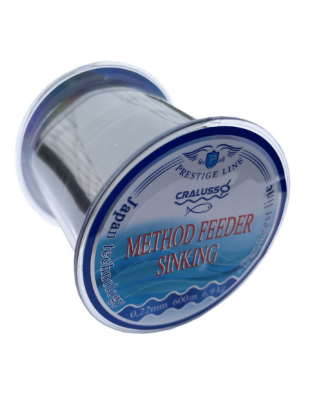 Żyłka CRALUSSO Method Feeder Sinking 600m 0.18mm CRALUSSO - 1