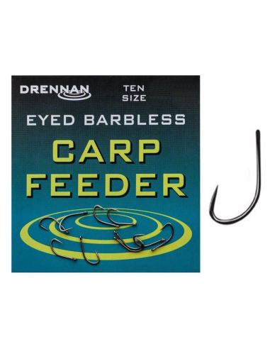 Haczyki Drennan CARP FEEDER Barbless Nr16