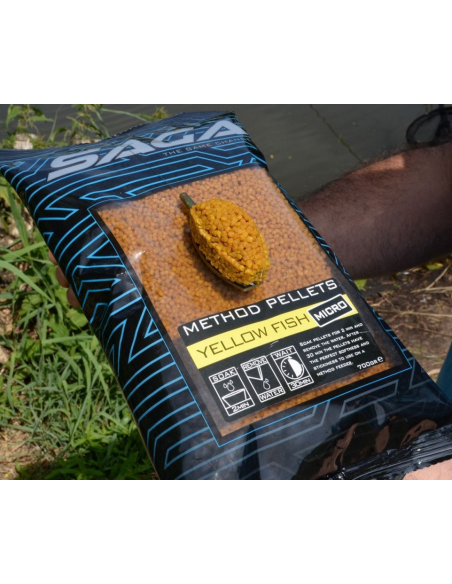 Pellet Saga Yellow Fish Micro 2mm 700g CRESTA - 2 Pellet Saga Yellow Fish Micro 2mm 700g CRESTA - 2