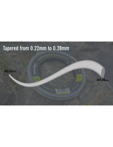 Strzałówka Matrix Horizon X Tapered Leaders 0.22 - 0.28mm MATRIX - 2