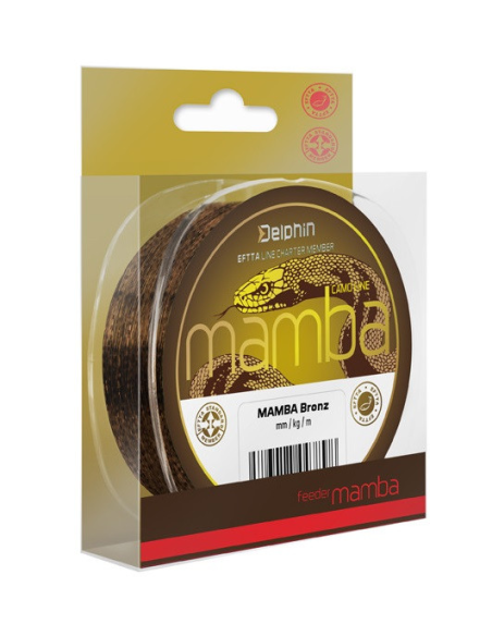 Żyłka Delphin MAMBA Feeder Bronz 0.18mm 200m DELPHIN - 1